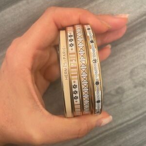 Set of 4 Hermes Bangles